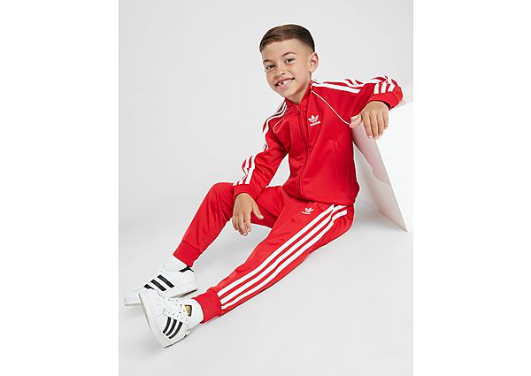 Adidas Originals SST Tracksuit Children Better Scarlet