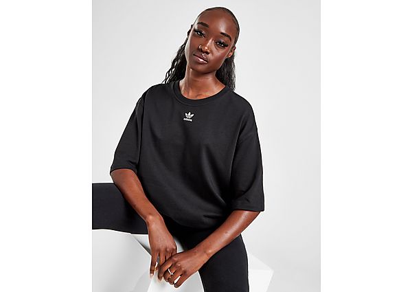 Adidas Originals Trefoil Essentials T-Shirt Black- Dames
