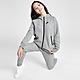 Grey/Grey/Black/Black Nike Girls' Tech Fleece Full Zip Hoodie Junior