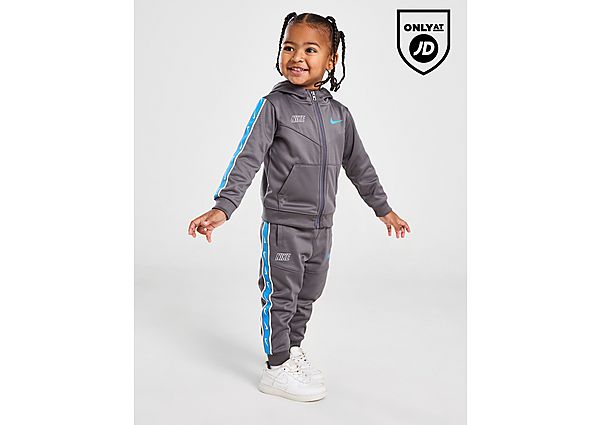 Nike Tape Poly Full Zip Tracksuit Infant Grey