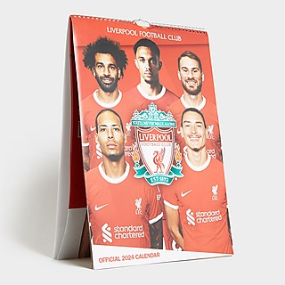 Official Team Liverpool FC 2024 Official A3 Calendar