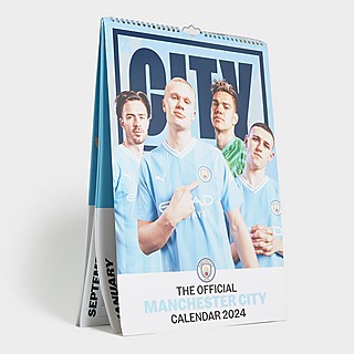 Official Team Manchester City FC 2024 Official A3 Calendar