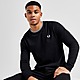 Black Fred Perry Twin Tip Long Sleeve T-Shirt