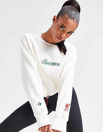 Converse Liverpool FC Crop Crew Sweatshirt