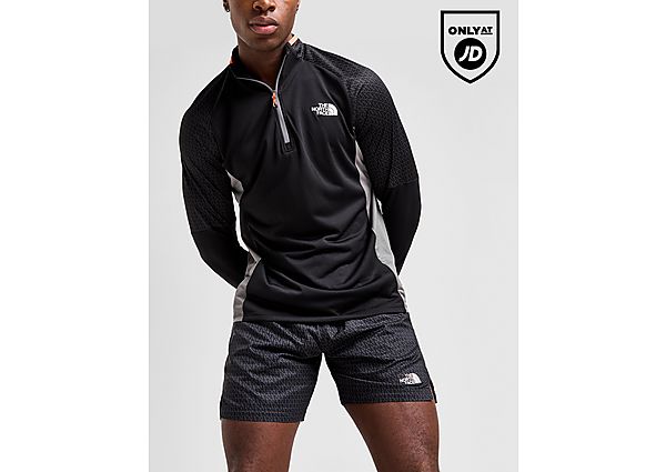 The North Face All Over Print 24 7 Shorts Black- Heren