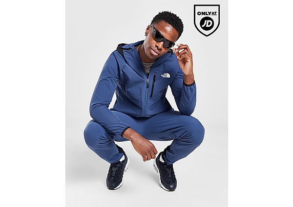 The North Face Performance Woven Full Zip Jacket Blue- Heren