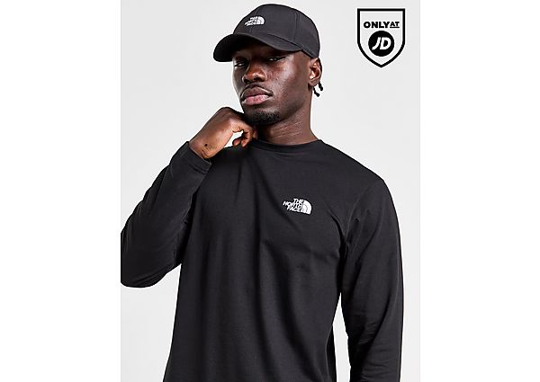 The North Face Simple Dome Long Sleeve T-Shirt Black- Heren