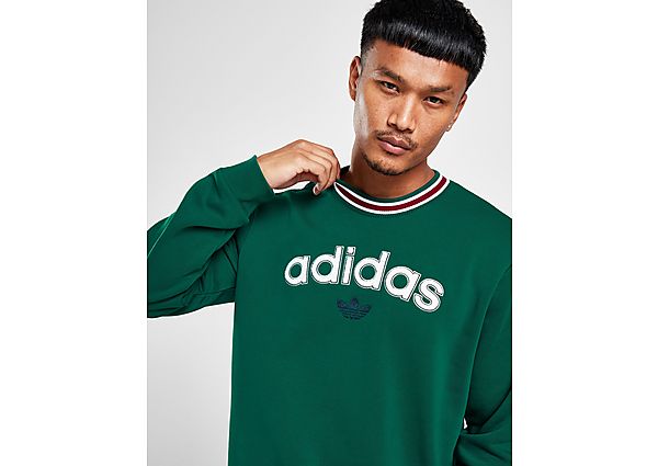 Adidas Originals Collegiate Crew Sweatshirt Green- Heren