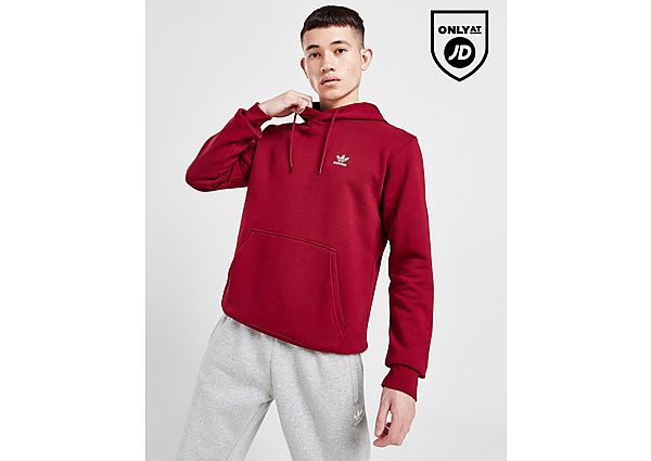 Adidas Originals Trefoil Essential Fleece Hoodie Red- Heren