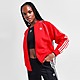 Red adidas Originals 3-Stripes Fleece Bomber Jacket