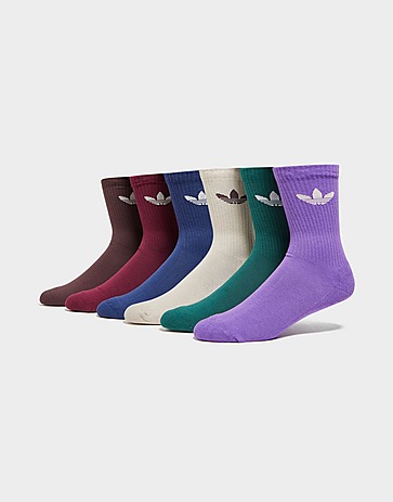 adidas Originals 6 Pack Trefoil Crew Socks