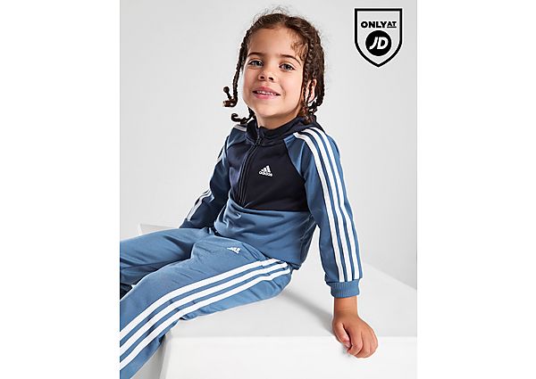 Adidas Badge of Sport Poly Overhead Tracksuit Infant Blue