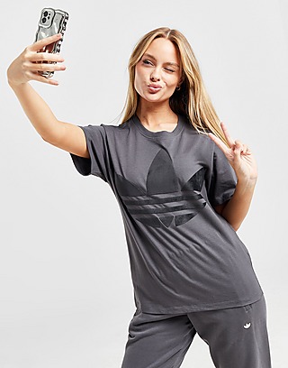 adidas Originals Velvet Trefoil Boyfriend T-Shirt