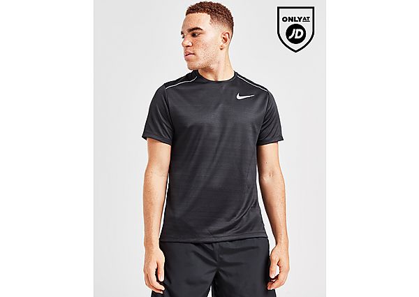 Nike Miler 1.0 T-Shirt Black- Heren