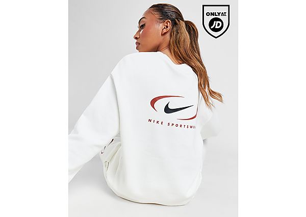 Nike Sportswear Phoenix Fleece Oversized sweatshirt met ronde hals voor dames Sail- Dames