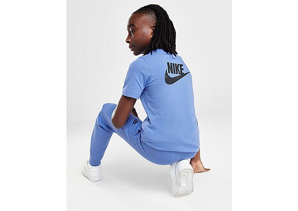 Nike Multi Logo T-Shirt Junior Blue