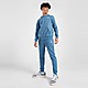 Blue adidas Originals Trefoil Essential Fleece Joggers Junior
