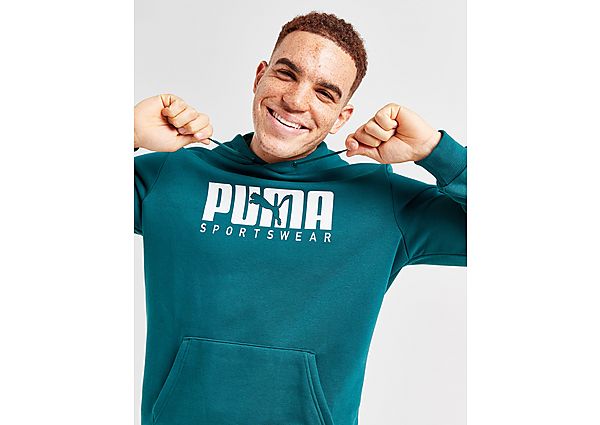 Puma Core Sportswear Hoodie Green- Heren
