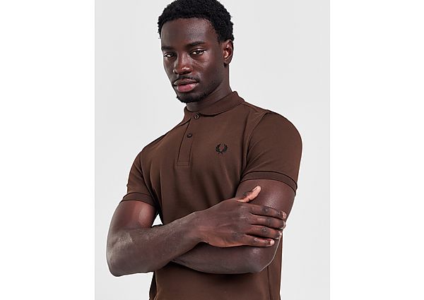 Fred Perry Core Polo Shirt Heren Brown- Heren