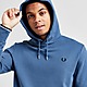Blue Fred Perry Overhead Tipped Hoodie