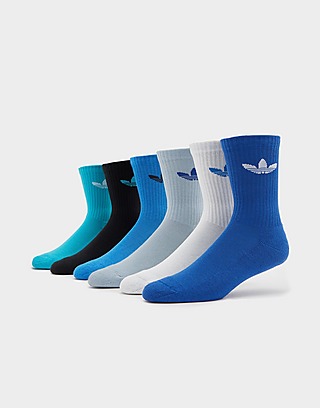 adidas Originals 6 Pack Trefoil Crew Socks