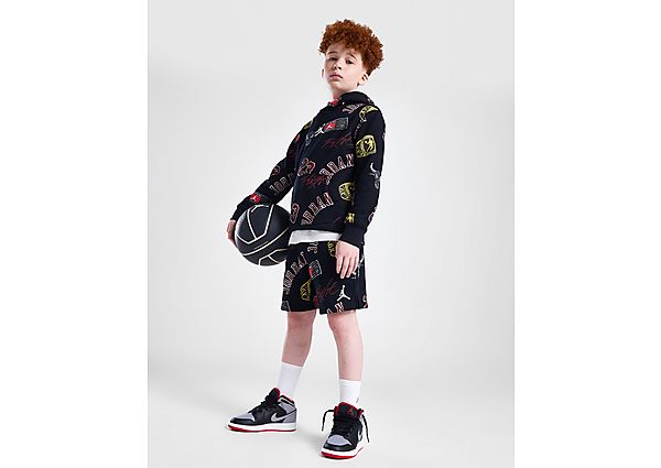 Jordan All Over Print Shorts Junior Black Kind