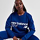 Blue New Balance Logo Crew Sweatshirt