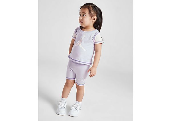 Jordan ' Colour Block T-Shirt Shorts Set Infant Purple Kind