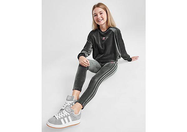 Adidas Originals ' Velour Leggings Junior Grey
