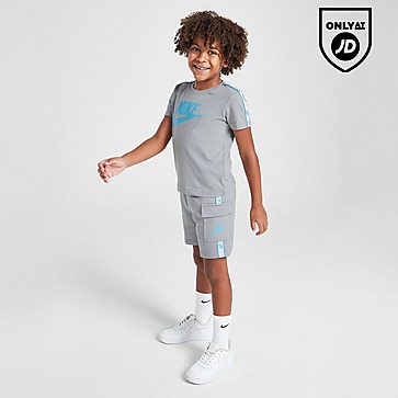 Nike Tape T-Shirt/Cargo Shorts Set Children