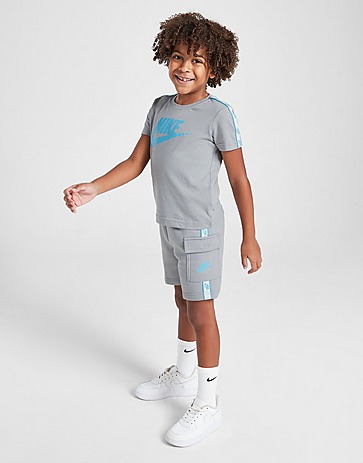 Nike Tape T-Shirt/Cargo Shorts Set Children