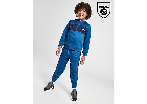 Nike Air Poly Full Zip Tracksuit Children Blue Kind