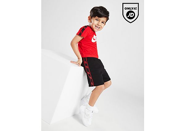 Nike Tape T-Shirt Cargo Shorts Set Infant Red Kind