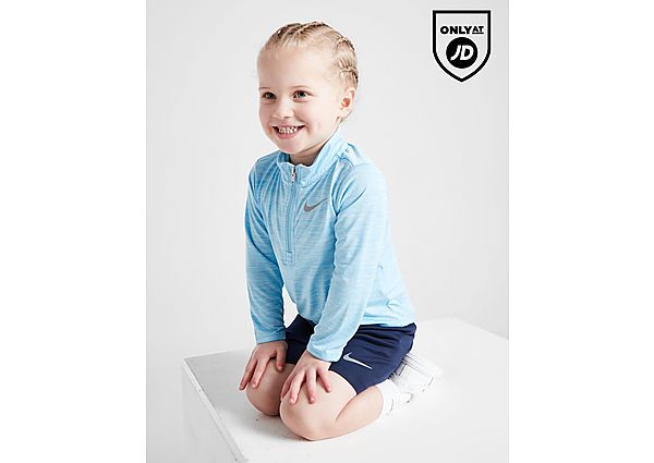 Nike Pacer 1 4 Zip Top Shorts Set Infant Blue Kind