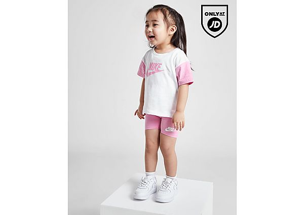 Nike ' Colour Block T-Shirt Shorts Set Infant Pink Kind