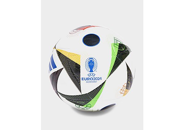 Adidas Euro 2024 League J350 Football White Black Glow Blue- Dames
