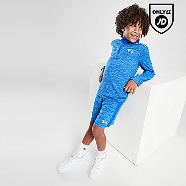 Under Armour Woven Panel 1/4 Zip/Shorts Set Children