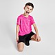 Pink Under Armour Tech T-Shirt/Shorts Set Children