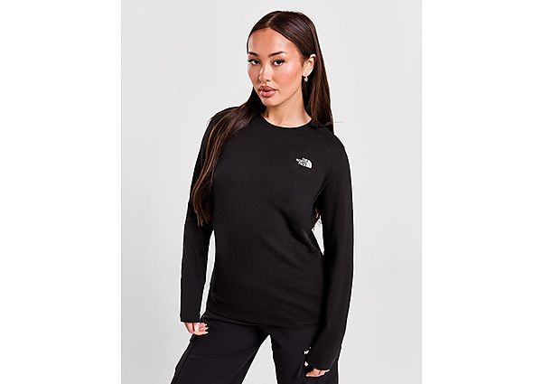 The North Face Simple Dome Long Sleeve T-Shirt Black- Dames