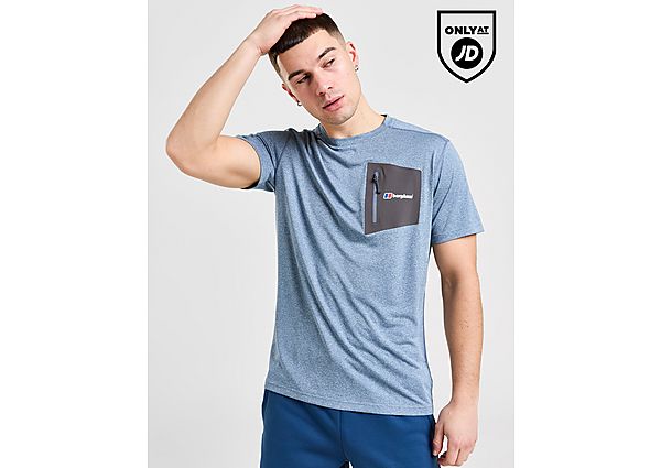 Berghaus Sidley Pocket T-Shirt Blue- Heren