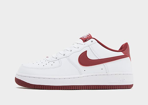 Nike Air Force 1 Low Junior - Mens, White/Team Red