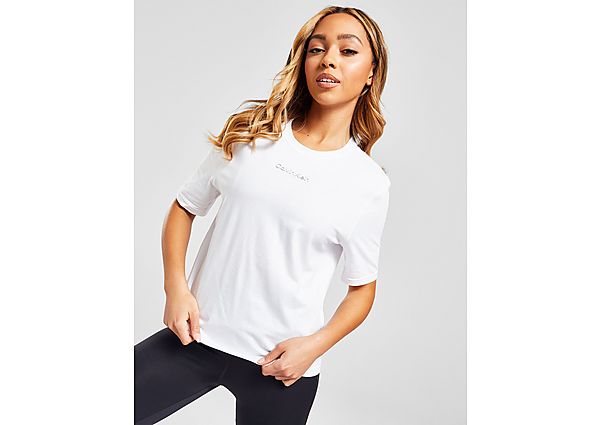 Calvin Klein Sport Logo T-Shirt White- Dames