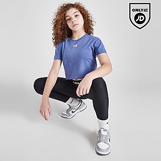 Under Armour Girls' Crop Sportstyle Logo T-Shirt Junior