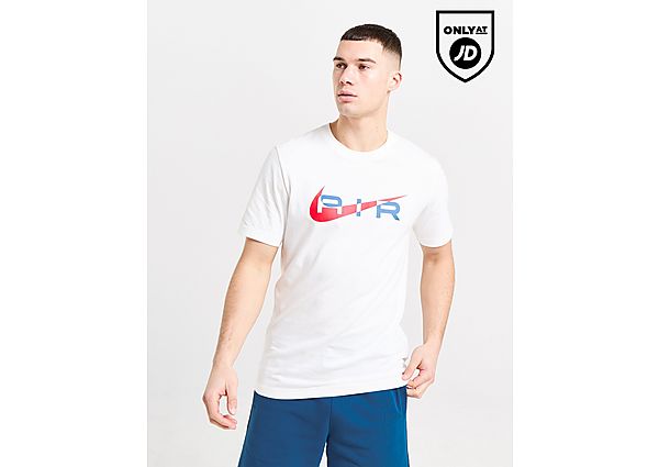 Nike Large Swoosh T-Shirt Heren White- Heren
