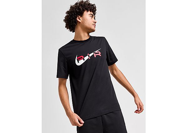 Nike Large Swoosh T-Shirt Heren Black- Heren Black