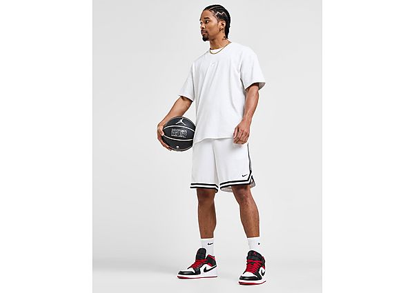 Nike DNA Dri-FIT basketbalshorts voor heren (21 cm) White Black Black- Heren