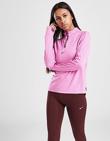 Nike Girls 1/2 Zip Sports Top Junior