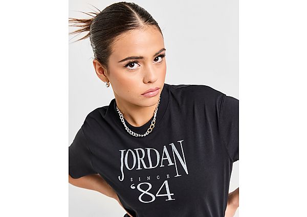 Jordan Heritage 85 T-Shirt Black- Dames
