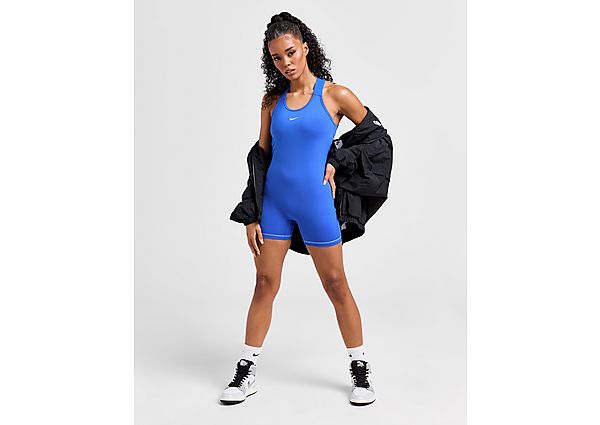 Nike Pro Dri-FIT bodysuit voor dames Hyper Royal White- Dames