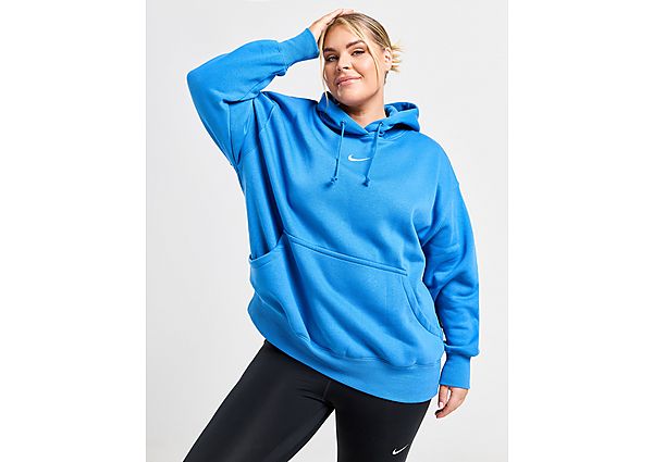 Nike Sportswear Phoenix Fleece Oversized hoodie voor dames (Plus Size) Blue- Dames